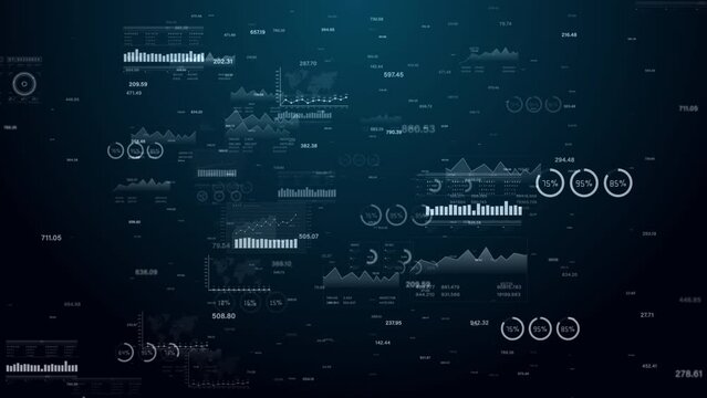 Information reports for business strategy for investment, Business stock market charts and data numbers, Financial graphic interface showing, Technology data analysis for online marketing research.