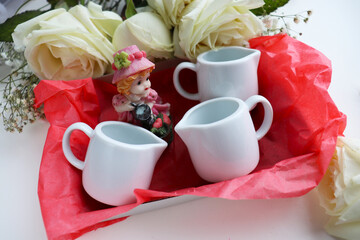 set of handmade candles made of natural soy wax