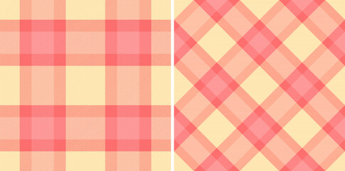 Background tartan textile of seamless vector fabric with a texture plaid check pattern. Set in light colors. Fashion with geometric unique identity.