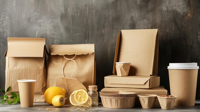 Using recycled materials for packaging and promotional materials