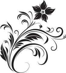 Victorian Era Logo Emblem Retro Style Ornate Badge