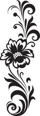 Fototapeta premium Retro Floral Emblem Design Antique Floral Vector Design