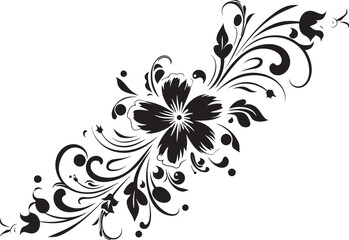 Victorian Floral Icon Design Retro Pattern Retro Floral Emblem Pattern Antique Design