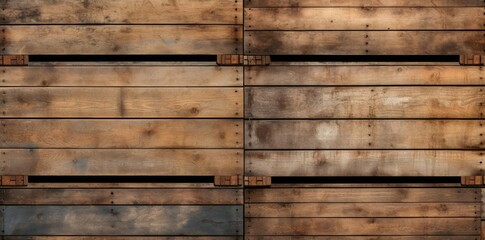crate texture on a wooden wall with a black line