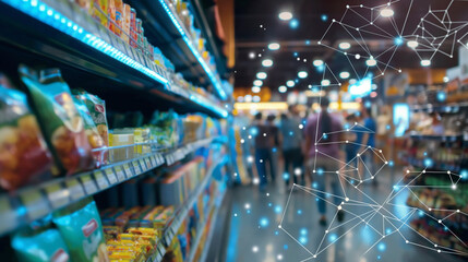 Integrated retail management system. The concept of omnichannel retailing, featuring integrated analytics for tracking customer behavior across all channels