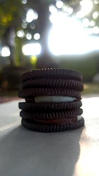 biscuits with chocolate inside