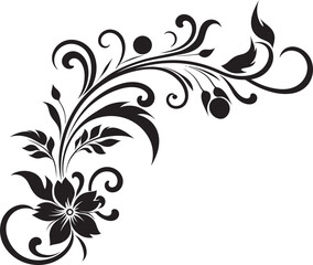 Victorian Floral Icon Emblem Retro Emblem Retro Floral Emblem Design Antique Art