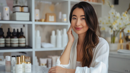 Skincare Education and Awareness: A skincare expert sharing tips and advice on proper skincare techniques, empowering individuals to make informed choices about their skincare rout