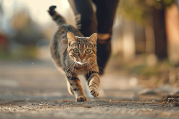 Generated by AI excited person jogging outdoors outside active way of life useful hobby