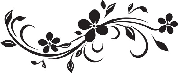 Victorian Floral Ornate Emblem Retro Symbol Elegant Vintage Floral Frame Intricate Emblem