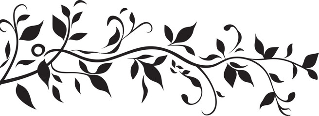 Classic Floral Ornamental Badge Stylish Emblem Victorian Era Vintage Floral Icon Retro Symbolism