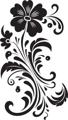 Intricate Floral Frame Victorian Style Emblem Elegant Ornamental Art Retro Floral Vector