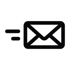 Simple Email icon. The icon can be used for websites, print templates, presentation templates, illustrations, etc