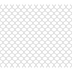 Naklejka premium Chainlink fence pattern. Vector seamless background. Chain link fence structure texture wallpaper.