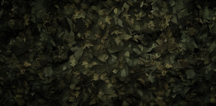 camo texture of leaves on a tree