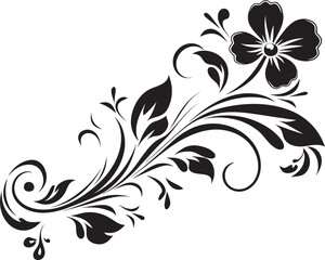 Antique Floral Frame Decorative Floral Frame Classic Divider Logo Intricate Floral Emblem