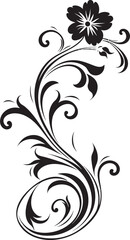 Antique Floral Frame Decorative Floral Frame Classic Divider Logo Intricate Floral Emblem