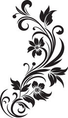 Retro Style Design Vintage Ornate Badge Antique Floral Frame Decorative Floral Frame