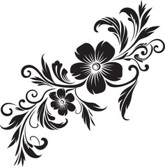 Retro Floral Emblem Vintage Decorative Pattern Antique Floral Vector Decorative Floral Badge