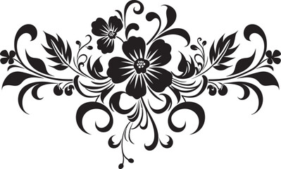 Victorian Era Ornate Divider Frame Vintage Decorative Floral Element