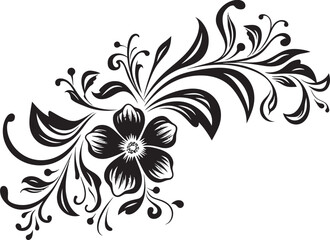 Intricate Retro Style Floral Frame Classic Antique Floral Icon