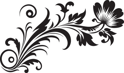 Intricate Retro Style Floral Frame Classic Antique Floral Icon