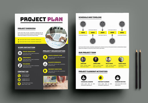 Business Project Plan Layout