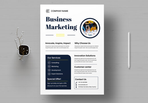 Business Marketing flyer