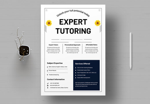 Tutoring Flyer Template