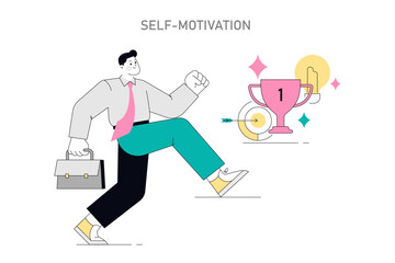 Soft Skills Flat Vector illustration.