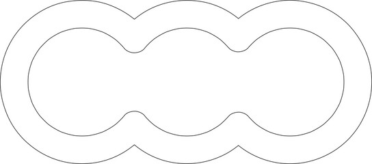 Circle shape design. Geometric element