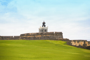 Photo of San Juan castle fortification in Puerto Rico