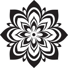 Fototapeta premium Intricate Mandala Symbol Artistic Symbol Vintage Mandala Emblem Modern Badge