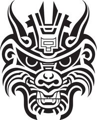 Fantasy Creature Icon Dragon Head Logo Front View Dragon Logo Vector Symbol