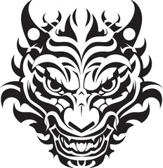 Fantasy Creature Icon Detailed Dragon Head Symbol Dragon Head Logo Iconic Emblem Design