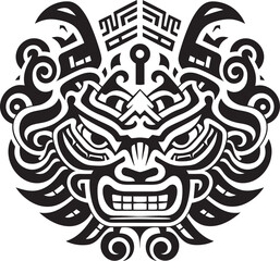 Frontal Dragon Head Icon Mythical Artwork Dragon Head Art Vector Logo