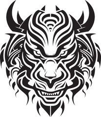 Mythical Creature Logo Dragon Head Graphic Dragon Head Illustration Fantasy Artwork