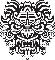 Vector Dragon Head Symbol Mythical Badge Detail Dragon Head Illustration Fantasy Graphic Art