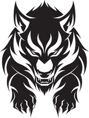 Roaming Wolf Logo Vector Graphic Legendary Alpha Wolf Badge Predatory Emblem