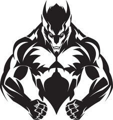Alpha Predator Wolf Logo Vector Graphic Night Hunter Wolf Icon Predator Design