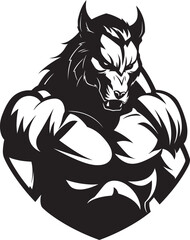 Alpha Roar Bold and Majestic Wolf Icon Graphic Untamed Spirit Striking Wolf Vector Logo Art