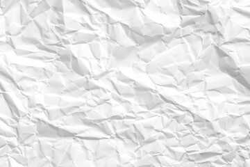 しわくちゃな白い和紙のイラスト。背景テクスチャ。画像生成AI