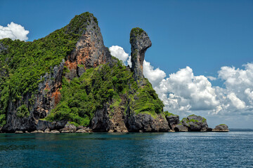 Krabi, Thailand. Islands and beaches, adventures and travel concept