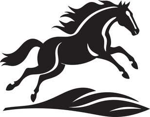 Majestic Mustang Logo Vector Design Dynamic Horse Symbol Icon Art