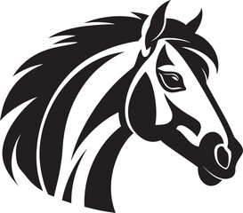 Bold Stallion Logo Icon Art Elegant Horse Emblem Graphic Design