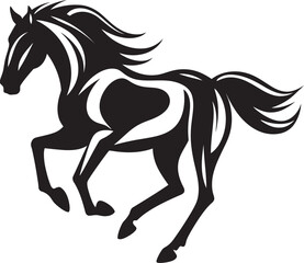Elegant Horse Icon Graphic Design Majestic Horse Head Icon Vector Icon Art