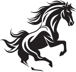 Dynamic Horse Symbol Logo Design Sleek Stallion Logo Vector Graphic