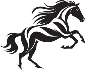 Modern Equine Emblem Vector Art Stylized Horse Logo Graphic Art