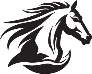 Majestic Mustang Symbol Vector Art Dynamic Horse Icon Logo Graphic