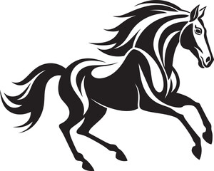 Modern Equine Icon Icon Art Stylized Horse Emblem Vector Graphic